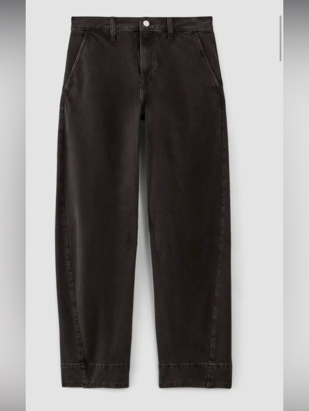 Everlane Summer Barrel Jeans in Faded Black